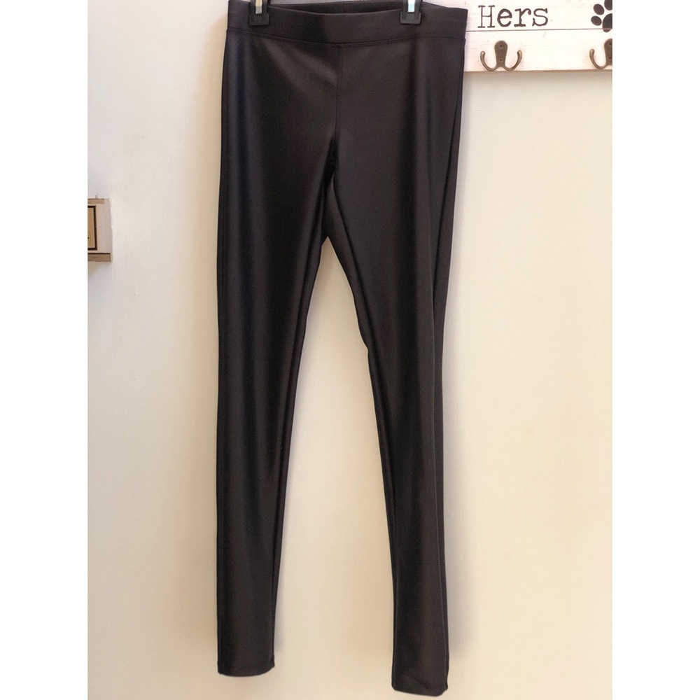 Black Leather Leggings